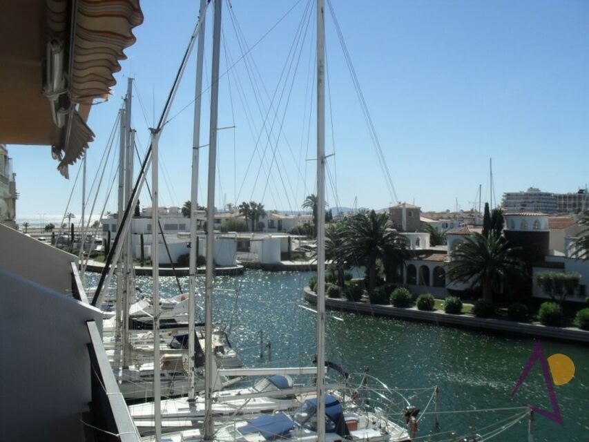 LARGE SAILBOAT MOORING for sale in Empuriabrava near the exit to the sea.